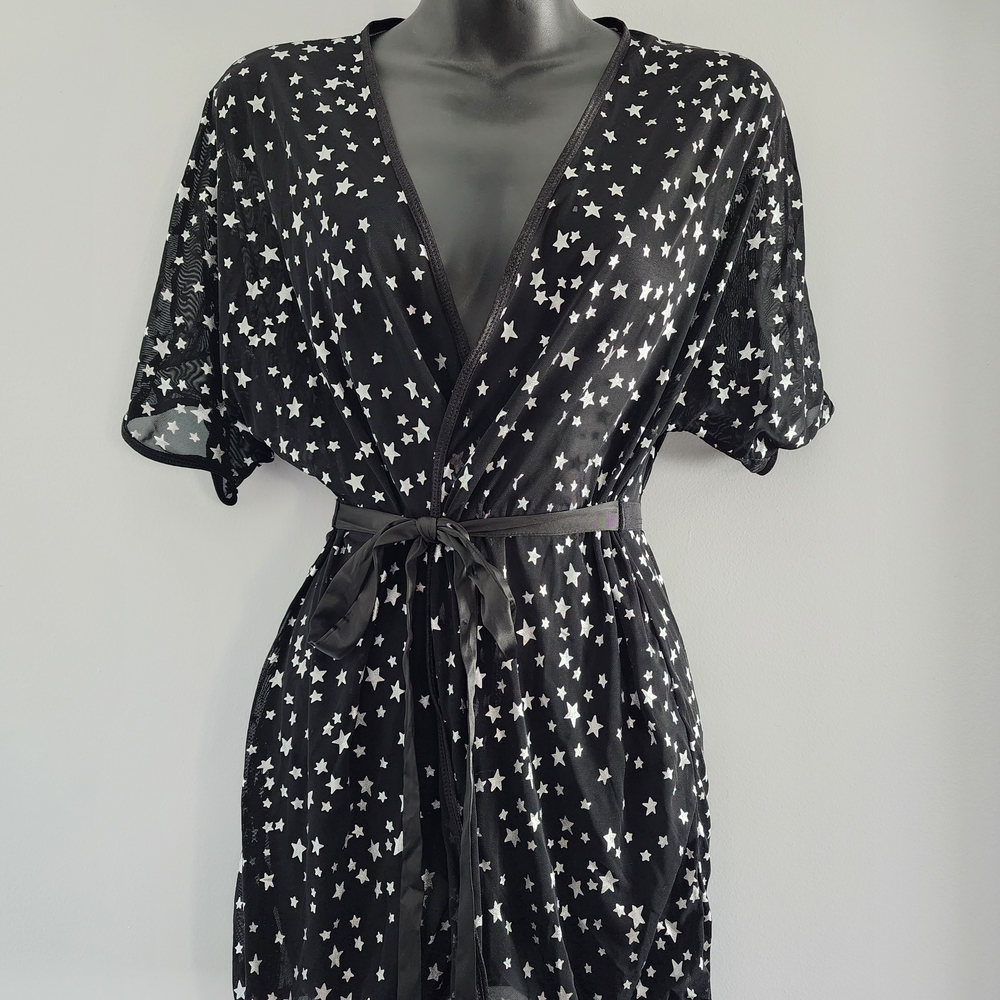Sheer Star Robe | Open Back - Picture 1 of 5